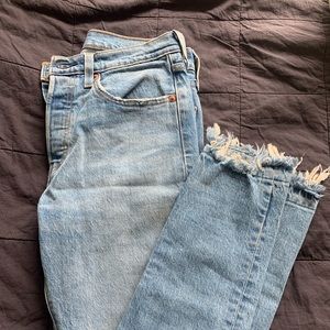 501 Levi’s skinny high waisted jeans